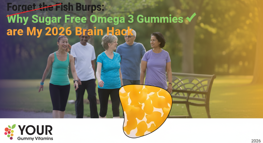 Forget the Fish Burps: Why Sugar Free Omega 3 Gummies are My 2026 Brain Hack